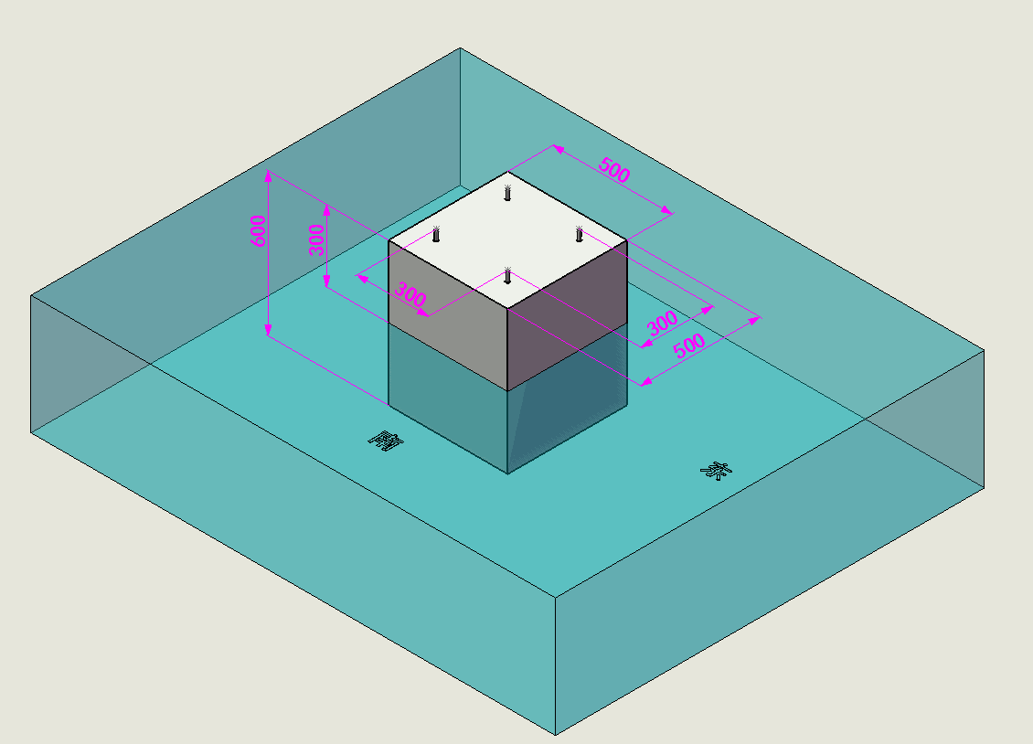 頻振式太陽(yáng)能殺蟲燈地基施工圖紙